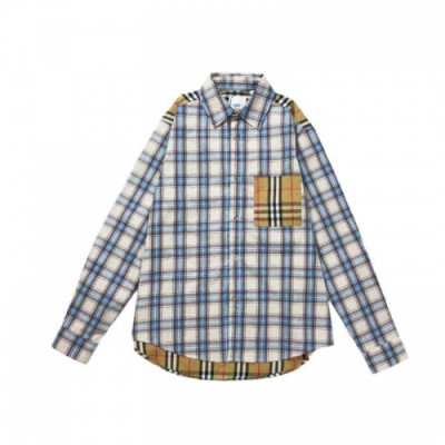 [버버리]Burberry 2020 Mens Vintage Basic Tshirts - 버버리 2020 남성 빈티지 베이직 셔츠 Bur02974x.Size(s - 2xl).블루