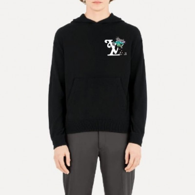 [루이비통]Louis vuitton 2020 Mm/Wm Logo Cotton Hoodie - 루이비통 2020 남/녀 코튼 후디 Lou02230x.Size(xs - l).블랙