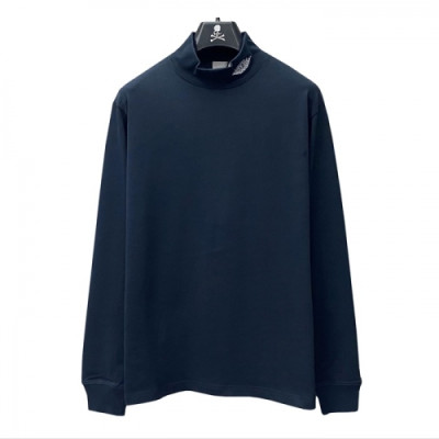 [디올]Dior 2020 Mens Logo Casual Cotton Turtle-neck Tshirts - 디올 2020 남성 로고 캐쥬얼 코튼 터틀넥 긴팔티 Dio0843x.Size(s - xl).블랙