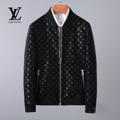 [루이비통]Louis vuitton 2020 Mens Logo Leather Jackets - 루이비통 2020 남성 로고 가죽 자켓 Lou02244x.Size(m - 3xl).블랙