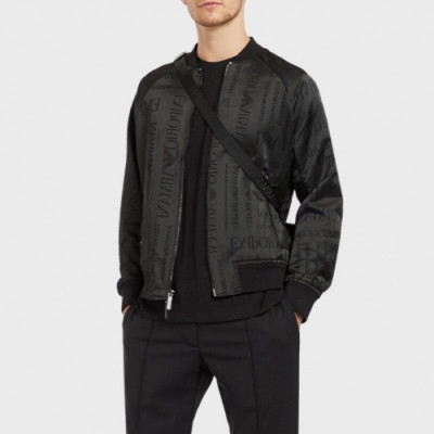 [알마니]Armani 2020 Mens Logo Casual Leather Jackets - 알마니 2020 남성 로고 캐쥬얼 가죽 자켓 Arm0760x.Size(m - 3xl).블랙