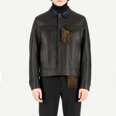[루이비통]Louis vuitton 2020 Mens Logo Leather Jackets - 루이비통 2020 남성 로고 가죽 자켓 Lou02246x.Size(m - 3xl).블랙