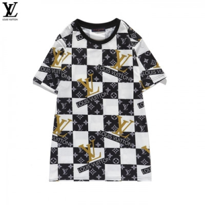 [루이비통]Louis vuitton 2020 Mens Logo Short Sleeved Tshirts - 루이비통 2020 남성 로고 반팔티 Lou02252x.Size(s - 2xl).블랙