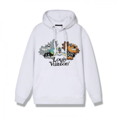 [루이비통]Louis vuitton 2020 Mm/Wm Logo Cotton Hoodie - 루이비통 2020 남/녀 코튼 후디 Lou02255x.Size(s - xl).화이트