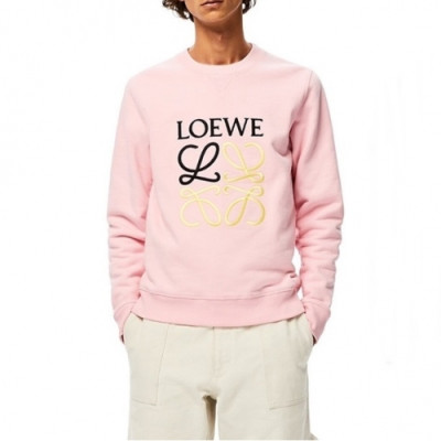 [로에베]Loewe 2020 Mens Logo Crew-neck Cotton Tshirts - 로에베 2020 남성 로고 크루넥 코튼 긴팔티 Loe0303x.Size(xs - l).핑크