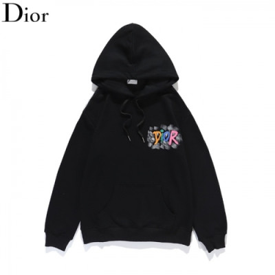 [디올]Dior 2020 Mm/Wm  Logo Casual Cotton Hoodie - 디올 2020 남/녀 로고 캐쥬얼 코튼 후디 Dio0862x.Size(m - 2xl).블랙