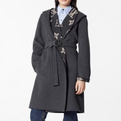 [매장판]Louis vuitton 2020 Womens Signature Logo Wool Coats - 루이비통 2020 여성 시그니처 로고 울 코트 Lou02280x.Size(s - xl).다크그레이