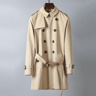 [버버리]Burberry 2020 Mens Vintage Cotton Trench Coats - 버버리 2020 남성 빈티지 코튼 트렌치 코트 Bur03073x.Size(s - 2xl).베이지