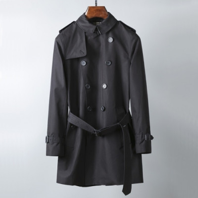 [버버리]Burberry 2020 Mens Vintage Cotton Trench Coats - 버버리 2020 남성 빈티지 코튼 트렌치 코트 Bur03074x.Size(s - 2xl).블랙