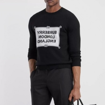 [버버리]Burberry 2020 Mens Casual Sweaters - 버버리 2020 남성 캐쥬얼 스웨터 Bur03088x.Size(m - 3xl).블랙