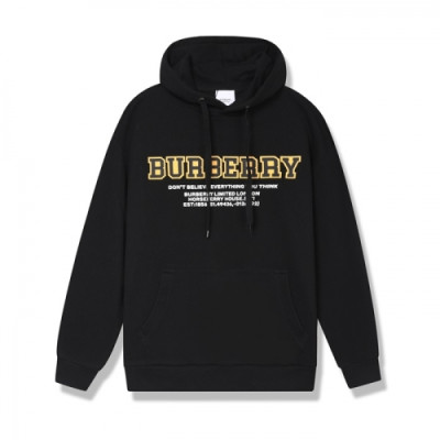 [버버리]Burberry 2020 Mens Logo Casual Cotton Hoodie - 버버리 2020 남성 로고 캐쥬얼 코튼 후디 Bur03091x.Size(s - xl).블랙
