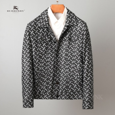 [버버리]Burberry 2020 Mens Casual Leather Jackets - 버버리 2020 남성 캐쥬얼 가죽 자켓 Bur03099x.Size(m - 3xl).블랙