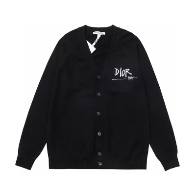 Dior 2023 Mens Logo Basic Cardigan - 디올 2023 남성 로고 베이직 가디건 Dio0721x.Size(s - l).블랙