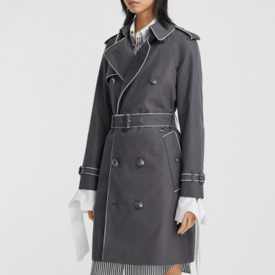 [버버리]Burberry 2020 Womens Vintage Cotton Trench Coats - 버버리 2020 여성 빈티지 코튼 트렌치 코트 Bur03110x.Size(s - 2xl).그레이