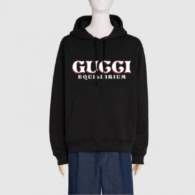 [구찌]Gucci 2020 Mm/wm Logo Casual Oversize Cotton Hooded - 구찌 2020 남/녀 로고 캐쥬얼 오버사이즈 코튼 후드티 Guc03090x.Size(s - l).블랙
