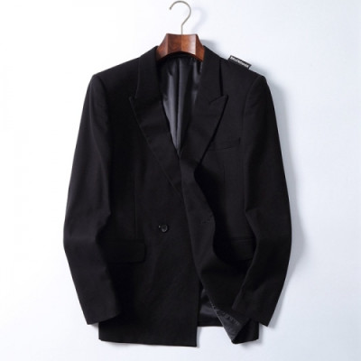 [발렌시아가]Balenciaga 2020 Mm/Wm Logo Cotton Suit Jackets - 발렌시아가 2020 남자 로고 코튼 슈트 재킷 Bal0797x.Size(m - 3xl).블랙