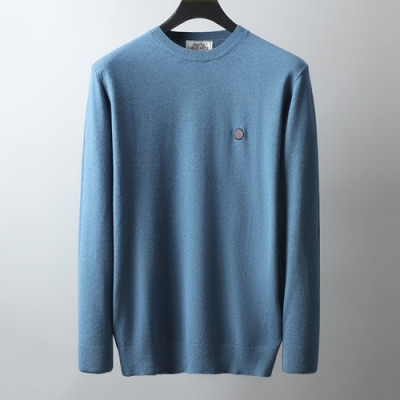 [에르메스]Hermes 2020 Mens Crew-neck Wool Sweater - 에르메스 2020 남성 크루넥 울 스웨터 Her0529x.Size(m - 2xl).블루