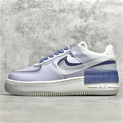 Nike Women's Air Force1 Shadow Running Shoes - 나이키 여성용 런닝슈즈 NIKS0340, Size(225-255), 화이트+블루