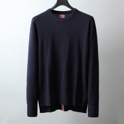 [톰브라운]Thom Browne 2020 Mens Strap Crew-neck Wool Sweaters - 톰브라운 2020 남성 스트랩 크루넥 울 스웨터 Thom01013x.Size(m - 2xl).네이비