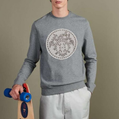 [에르메스]Hermes 2020 Mens Crew-neck Casual Cotton Tshirts- 에르메스 2020 남성 크루넥 캐쥬얼 코튼 기모 긴팔티 Her0533x.Size(m - 3xl).그레이