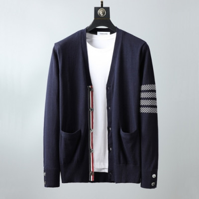 [톰브라운]Thom Browne 2020 Mm/Wm Strap V-neck Cardigan - 톰브라운 2020 남/녀 스트랩 브이넥 가디건 Thom01022x.Size(s - 2xl).네이비