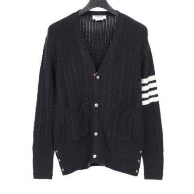 [톰브라운]Thom Browne 2020 Mens Strap V-neck Cardigan - 톰브라운 2020 남성 스트랩 브이넥 가디건 Thom01028x.Size(s - 3xl).차콜