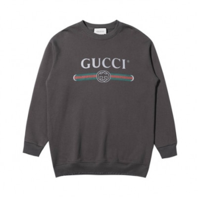 [구찌]Gucci 2020 Mm/Wm Logo Crew-neck Cotton Tshirts - 구찌 2020 남/녀 로고 코튼 크루넥 코튼 긴팔티 Guc03119x.Size(s - l).다크그레이