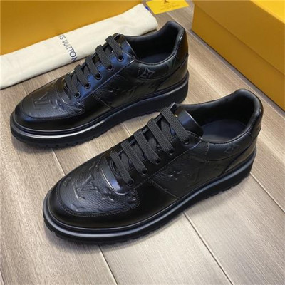 Louis Vuitton 2020 Men's Leather Sneakers - 루이비통 2020 남성용 레더 스니커즈 , LOUS1364, Size(240-275), 블랙