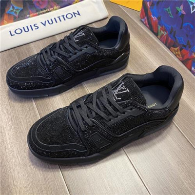 Louis Vuitton 2020 Men's Leather Sneakers - 루이비통 2020 남성용 레더 스니커즈 , LOUS1367, Size(240-275), 블랙