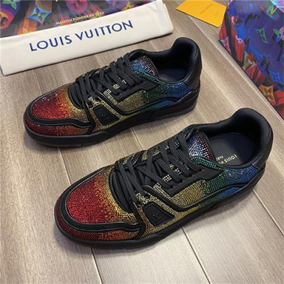 Louis Vuitton 2020 Men's Leather Sneakers - 루이비통 2020 남성용 레더 스니커즈 , LOUS1368, Size(240-275), 블랙