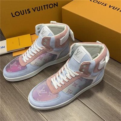 Louis Vuitton 2020 Men's Leather Sneakers - 루이비통 2020 남성용 레더 스니커즈 , LOUS1376, Size(240-275), 화이트