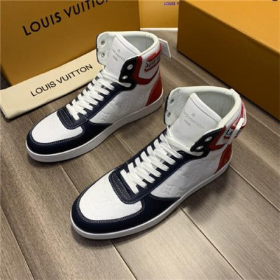 Louis Vuitton 2020 Men's Leather Sneakers - 루이비통 2020 남성용 레더 스니커즈 , LOUS1380, Size(240-275), 화이트