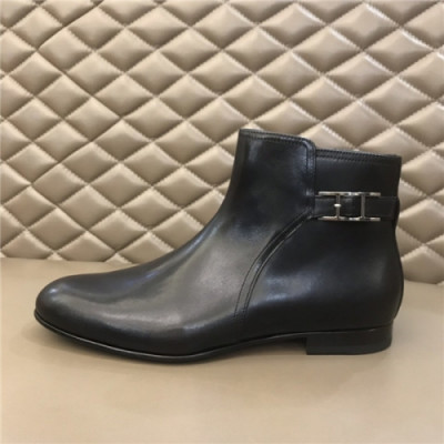 Hermes 2020 Men's Leather Ankle Boots -  에르메스 2020 남성용 앵글부츠  , HERS0344, Size(240-270), 블랙