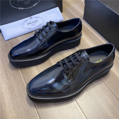 Prada 2020 Men's Leather Shoes - 프라다 2020 남성용 레더 구두 , PRAS0592, Size(240-275), 블랙
