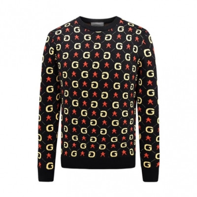 [구찌]Gucci 2020 Mens Logo Crew-neck Wool Sweaters - 구찌 2020 남성 로고 코튼 크루넥 울 스웨터 Guc03121x.Size(m - 2xl).블랙