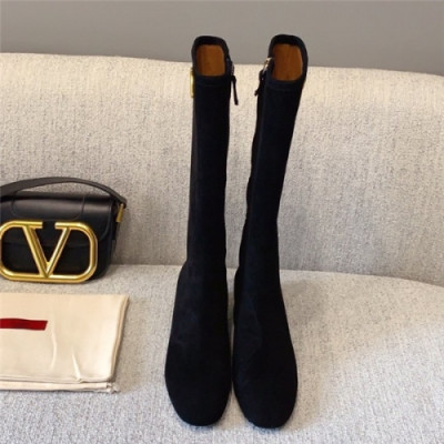Valentino 2020 Women's Leather Ankle Boots - 발렌티노 2020 여성용 레더 앵글부츠 VTS0243, Size(225-255), 블랙