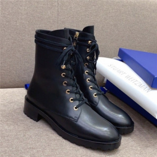 Stuart Weitzman 2020 Women's Leather Ankle Boots - 슈트어트 와이츠먼 2020 여성용 레더 앵글부츠 STUS0046,Size(225-255),블랙