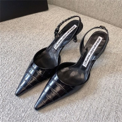 Alexander 2020 Wang Women's Middle Heel Sandal - 알렉산더왕 2020 여성용 미드힐 샌들 , ALWS0035, Size(225-255), 블랙