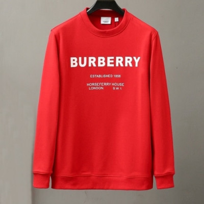 [버버리]Burberry 2020 Mens Logo Casual Cotton Polo Tshirts - 버버리 2020 남성 로고 캐쥬얼 코튼 폴로 맨투맨 Bur03164x.Size(xs - l).레드