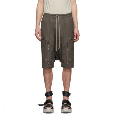 [릭오웬스]Rick Owens 2020 Mens Logo Casual Half Pants - 릭오웬스 2020 남성 로고 캐쥬얼 반바지 Ric0063x.Size(s - l).카키