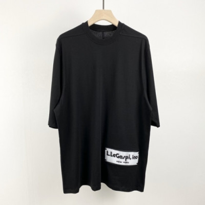 [릭오웬스]Rick Owens 2020 Mens Casual Short Sleeved Thirts - 릭오웬스 2020 남성 캐쥬얼 반팔티 Ric0068x.Size(s - xl).블랙