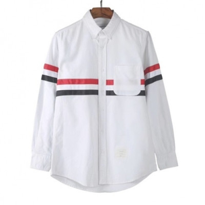 [톰브라운]Thom Browne 2020 Mens Strap Cotton Tshirts - 톰브라운 2020 남성 스트랩 코튼 셔츠 Thom01038x.Size(s - 2xl).화이트