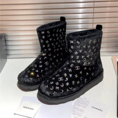 Chanel 2020 Women's Woll Ankle Boots - 샤넬 2020 여성용 울 앵글부츠 , CHAS0469, Size(225-255), 블랙