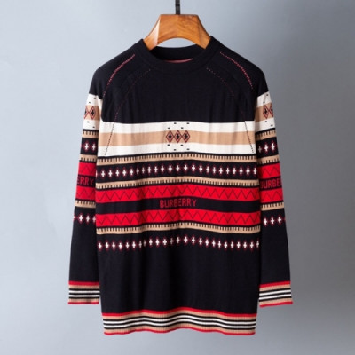 [버버리]Burberry 2020 Mens Casual Sweaters - 버버리 2020 남성 캐쥬얼 스웨터 Bur03168x.Size(m - 2xl).블랙