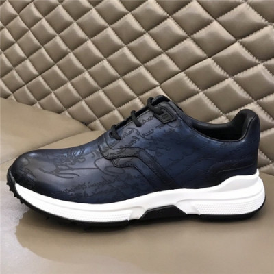 Burluti 2020 Men's Leather Running Shoes - 벌루티 2020 남성용 레더 런닝슈즈,BERTS0110, Size(240-275), 네이비