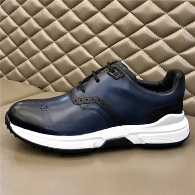 Burluti 2020 Men's Leather Running Shoes - 벌루티 2020 남성용 레더 런닝슈즈,BERTS0116, Size(240-275), 네이비