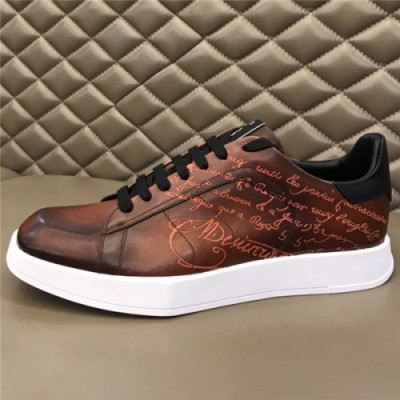 Burluti 2020 Men's Leather Running Shoes - 벌루티 2020 남성용 레더 런닝슈즈,BERTS0124, Size(240-275), 브라운