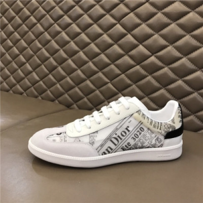 Dior 2020 Men's Leather Sneakers - 디올 2020 남성용 레더 스니커즈, DIOS0222, Size(240-275), 화이트