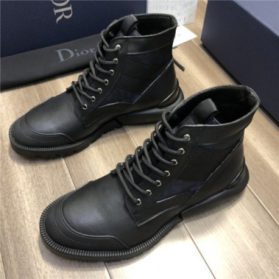 Dior 2020 Men's Leather Sneakers - 디올 2020 남성용 레더 스니커즈, DIOS0228, Size(240-275), 블랙