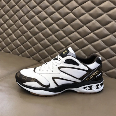 Louis Vuitton 2020 Men's Leather Running Shoes - 루이비통 2020 남성용 레더 런닝슈즈,LOUS1413, Size(240-275),화이트